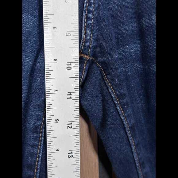 Abercrombie & Fitch Jeans 30 x 32 Mens Blue Dark Wash Straight Stretch Denim - Picture 4 of 9